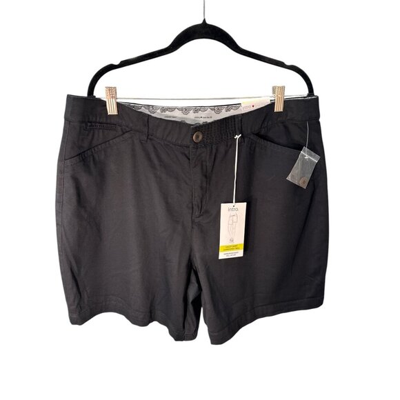 Intro Love the Fit Hailey Short Sun washed Twill Roll up Cuff,  Size 16 NWT - Picture 1 of 8